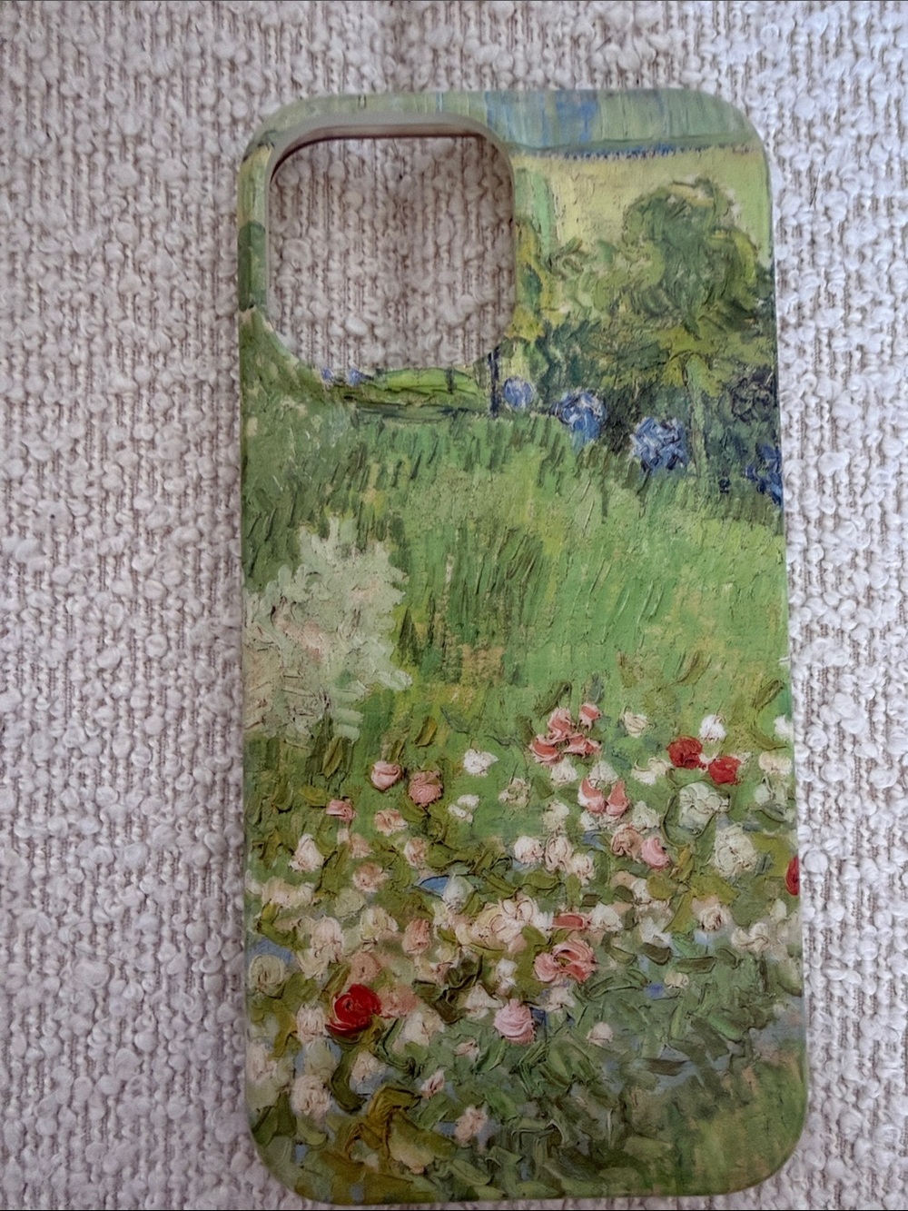 iPhone 13 Pro Max Green Floral Van Gogh museum phone case